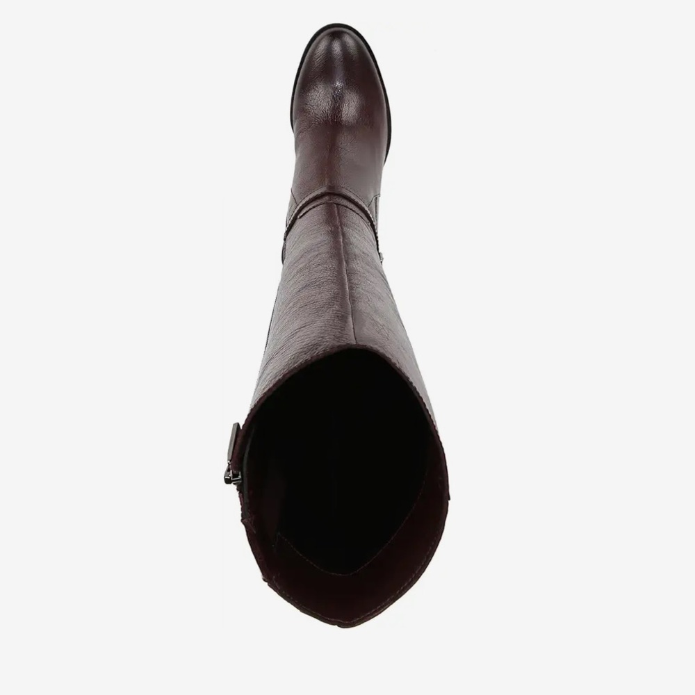 NIB NATURALIZER Wine Leather Knee-High Boots - Picture 3 of 11